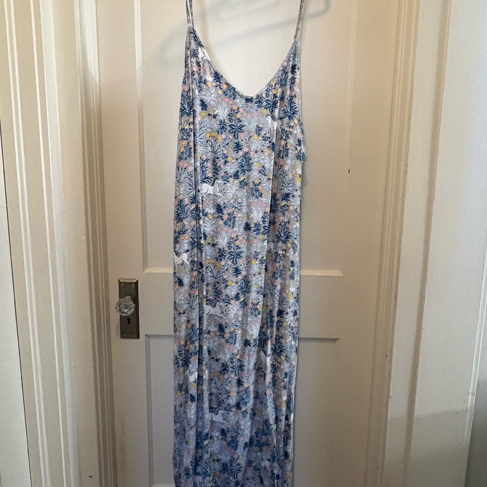 Unicorn's Garden - Satin Chic to Sleep Nightie - Silver - 3X